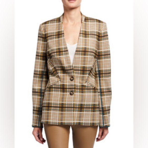 Simkhai Signature Basque Blazer Jacket - Picture 1 of 14